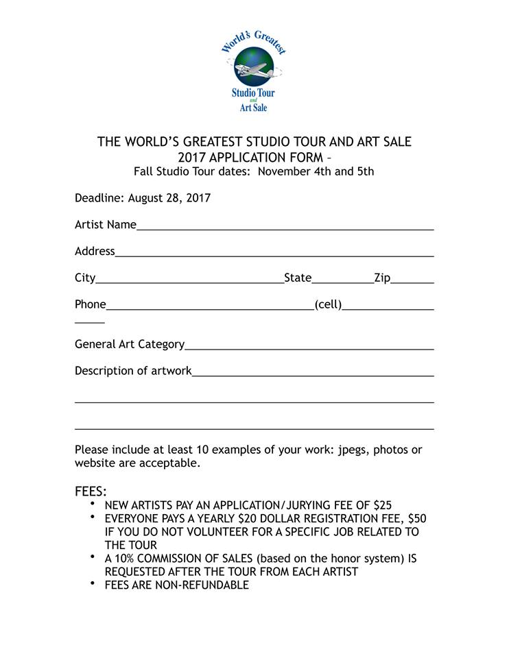 application – World's Greatest Studio Tour